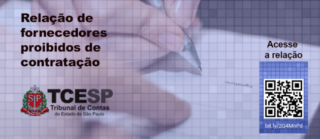 Mais de 1.800 fornecedores estão impedidos de negociar com o poder público