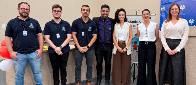 Servidores do TCESP falam sobre cidadania e políticas públicas para estudantes de Andradina