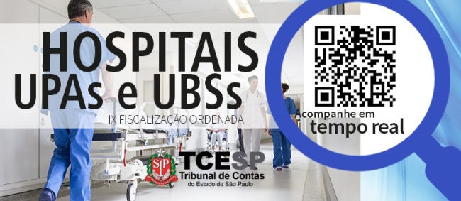 TCESP realiza vistoria surpresa em 300 hospitais, UBS’s, UPA's e Prontos-Socorros