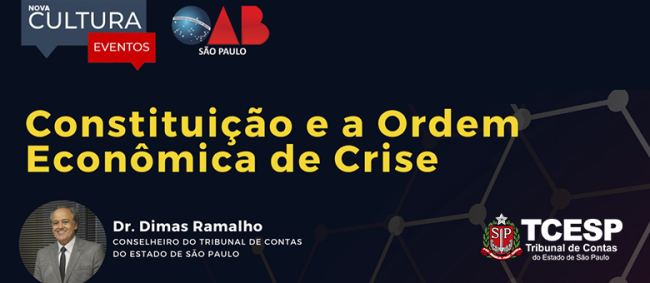 Conselheiro Dimas participa de webinar da OAB-SP