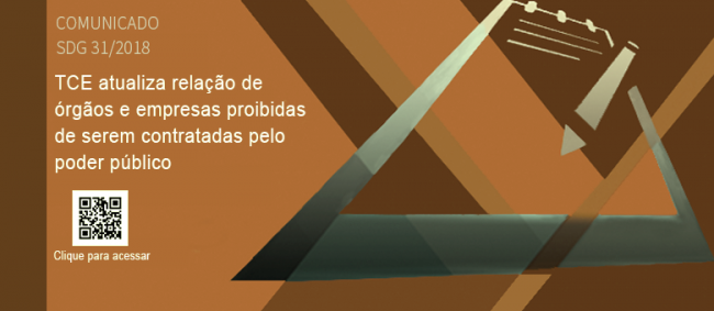 TCE atualiza relação de órgãos e empresas proibidas de serem contratadas pelo poder público