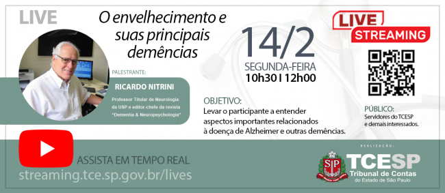 Tribunal promove live com especialista para debater saúde mental