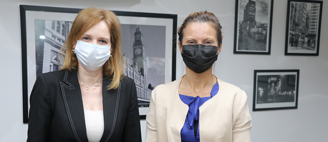 Presidente do TCESP realiza audiência com Secretária de Estado de Desenvolvimento Econômico