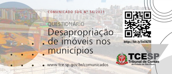 Tribunal de Contas fiscalizará desapropriação de imóveis nos municípios paulistas