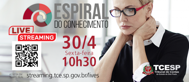 Live - Espiral do Conhecimento - Cartaz