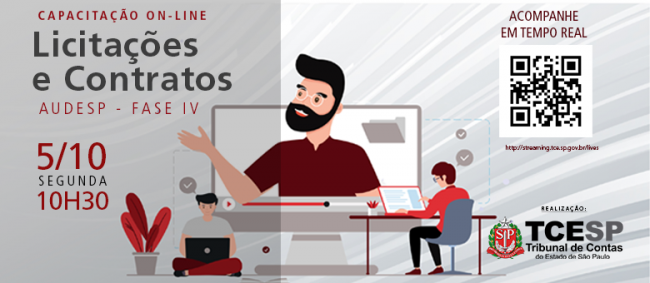 TCE realiza capacitação on-line sobre licitações e contratos