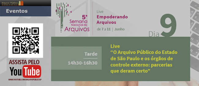 Cooperação entre TCESP e Arquivo Público é tema de live