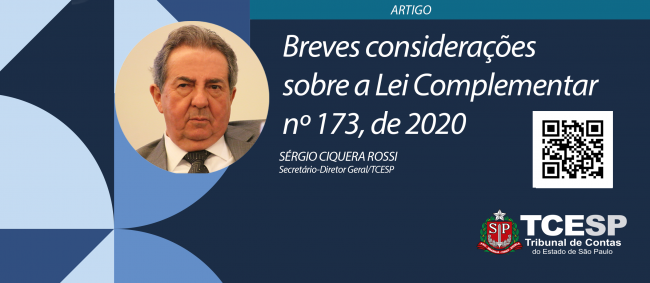 ARTIGO: Breves considerações sobre a Lei
Complementar nº 173, de 2020