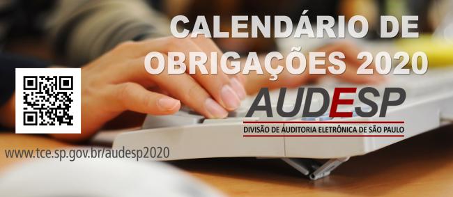 Tribunal de Contas divulga calendário de obrigações da Audesp para 2020
