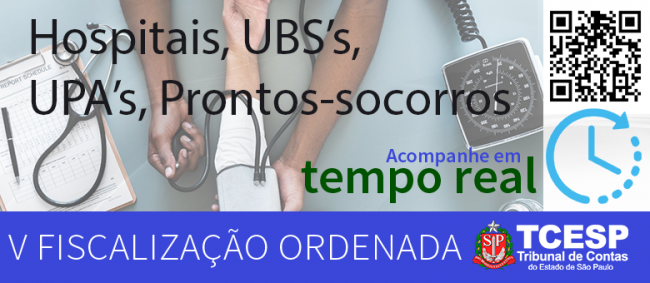 TCE realiza vistoria surpresa em 300 hospitais, UBS’s, UPA's e Prontos-Socorros