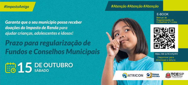 Municípios têm até o dia 15 para regularizar fundos e receber doações do IR