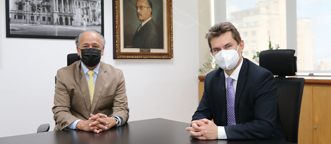 Presidente do TCESP realiza reunião com Defensor Público-Geral do Estado