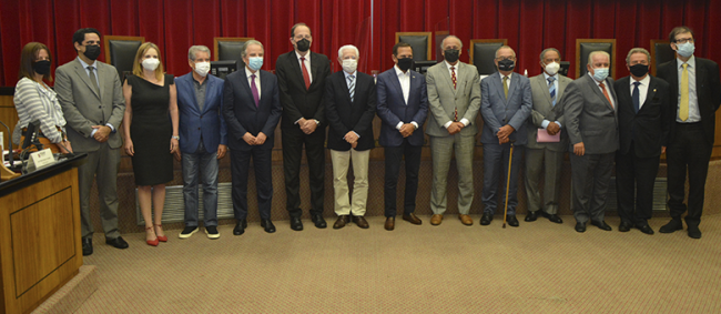 Governador do Estado participa de audiência com Conselheiros do TCESP