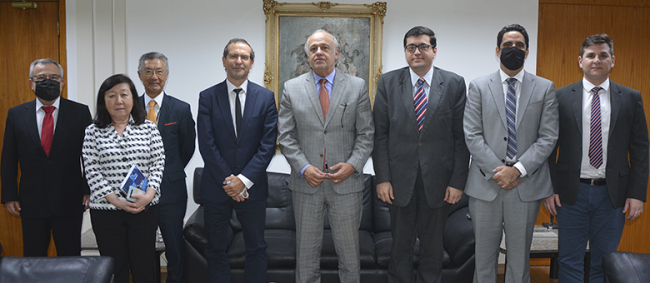 TCESP recebe visita de novo Secretário de Estado da Fazenda e Planejamento