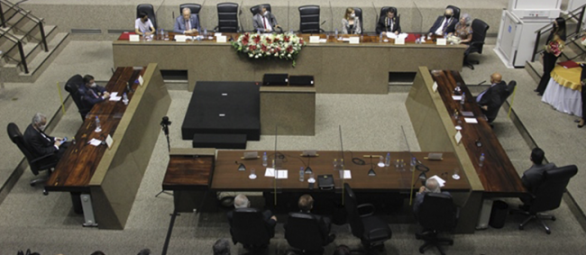 Presidente do TCESP prestigia solenidade no TCMSP