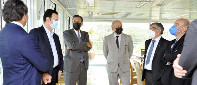 Presidente do Tribunal de Contas visita Reitoria da USP