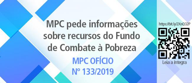 MPC cobra transparência na destinação de recursos do Fundo de Combate à Pobreza