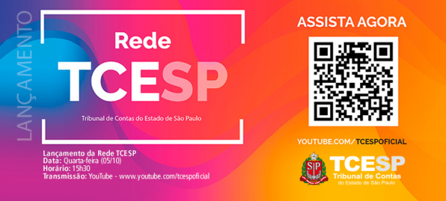 REDE TCESP: Acompanhe o lançamento hoje em tempo real