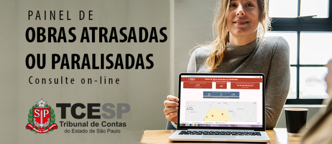 Mapa do TCE permite ao cidadão fiscalizar on-line obras paradas e atrasadas