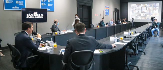 TCESP participa de reunião com Chefes de Estado e governador