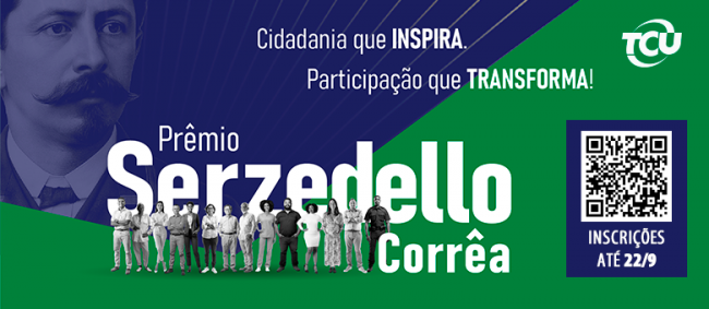 Promovido pelo TCU, Prêmio Serzedello Corrêa tem inscrições abertas até 22 de setembro