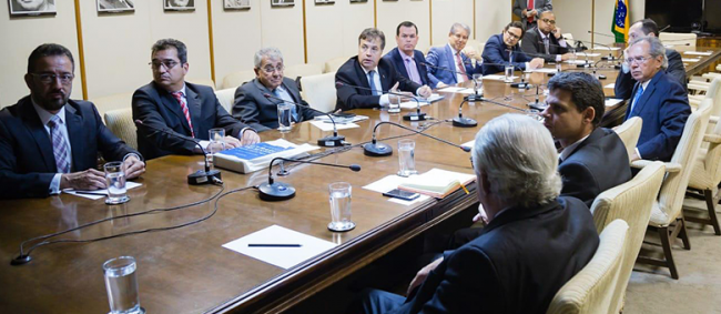 Em Brasília, TCE participa de audiência com Ministro da Economia Paulo Guedes