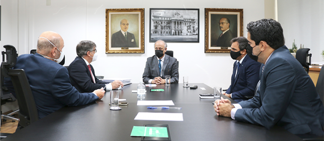 Tribunal de Contas recebe visita do Reitor da USP