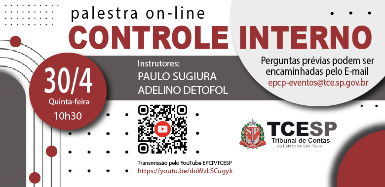 TCESP realiza curso on-line sobre Controle Interno
