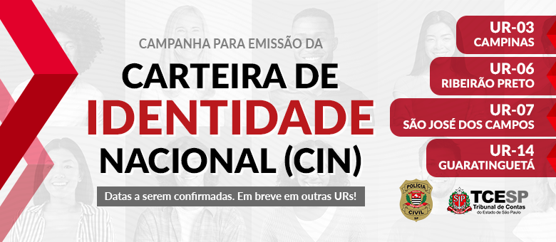 TCE promoverá Campanha de emissão da CIN a servidores de mais quatro Unidades Regionais 