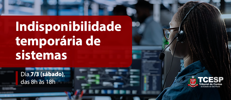 Indisponibilidade de sistemas