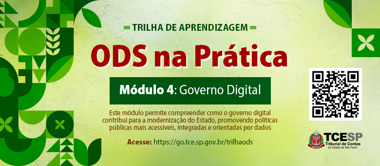 TCESP lança quarto módulo de Trilha de Aprendizagem sobre Objetivos de Desenvolvimento Sustentável