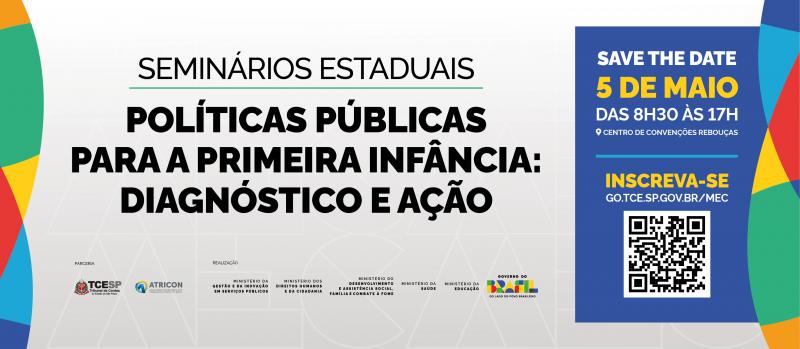 TCE promoverá Seminário Estadual sobre Políticas Públicas voltadas à Primeira Infância