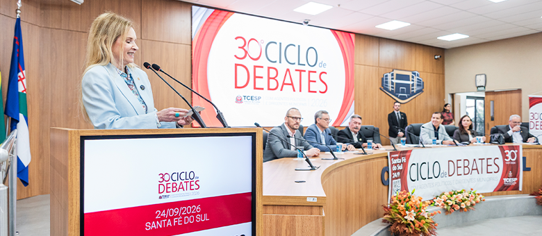 Ciclo de Debates do TCESP faz parada em Santa Fé do Sul