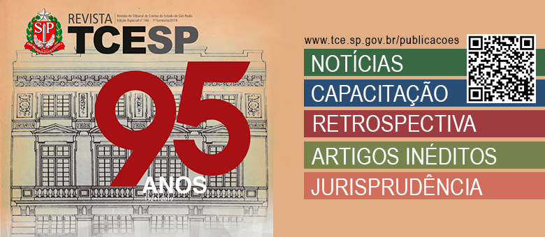 Edição especial da Revista do TCESP destaca 95 anos de atividades