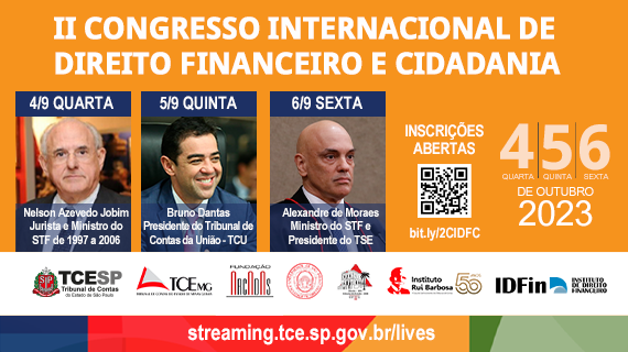 Congresso no TCESP sobre direito e cidadania terá participação de Nelson Jobim 