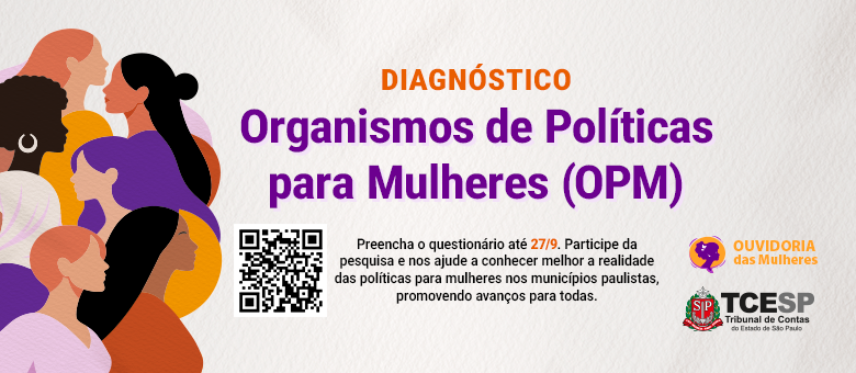 TCESP lança Diagnóstico de Organismos de Políticas para Mulheres e convoca prefeituras a responder questionário