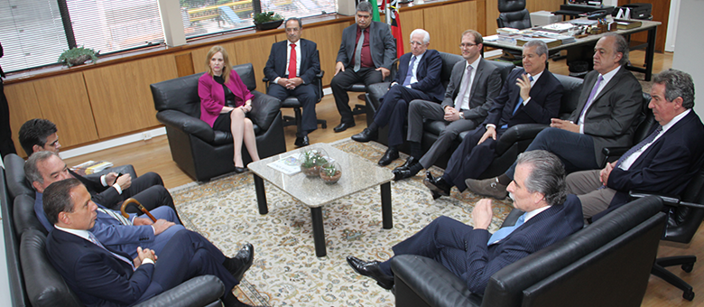 Governador eleito de SP, João Dória visita Conselheiros do Tribunal de Contas