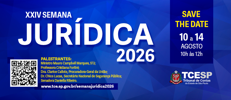 Tribunal de Contas abre inscrições para XXIV Semana Jurídica