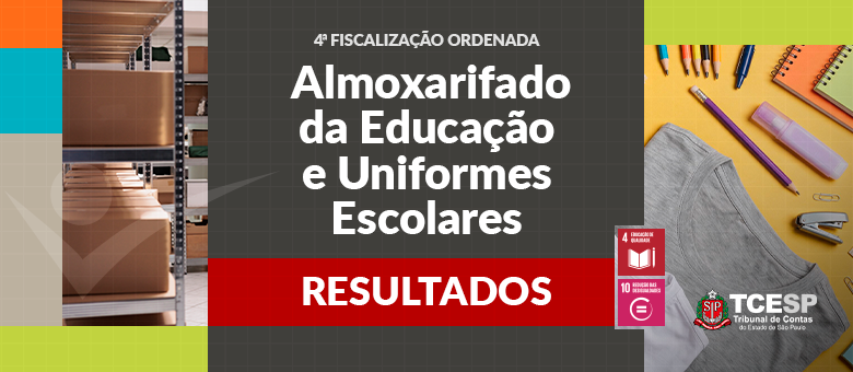 TCESP aponta desafios na gestão de materiais escolares e recomenda avanço em planejamento, controle e prevenção