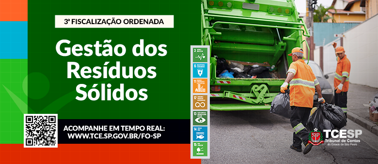 Tribunal de Contas realiza fiscalização surpresa sobre gestão de resíduos sólidos em mais de 200 municípios paulistas