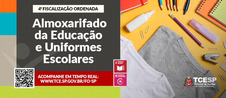 TCESP realiza nova fiscalização surpresa em 30 municípios para verificar correção de irregularidades em almoxarifados da educação