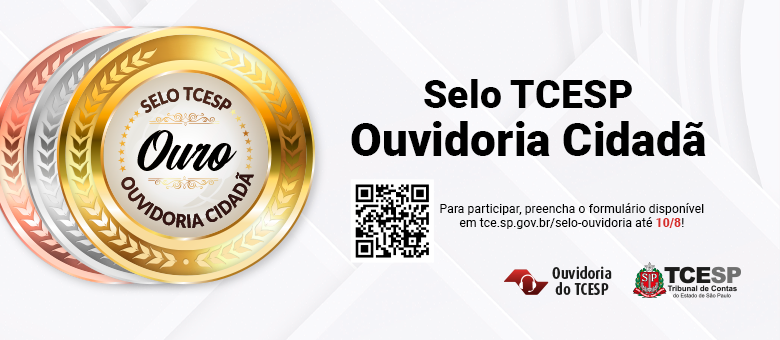 TCESP lança Selo Ouvidoria Cidadã para incentivar boas práticas nos municípios