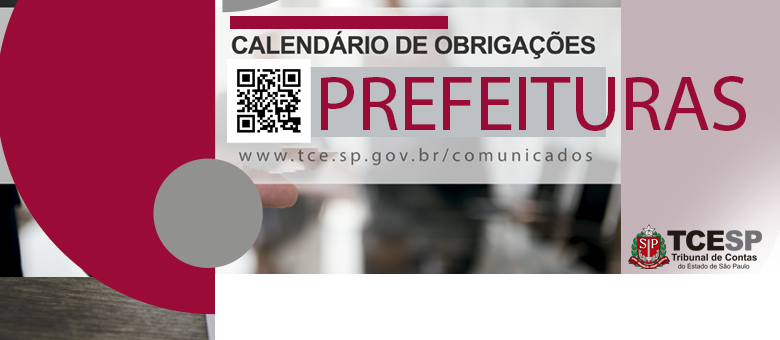 Termina hoje prazo para Prefeituras enviarem de contas ao TCESP