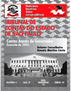 Edição 114 - Especial - Contas Anuais do Governador - Exercício 2005